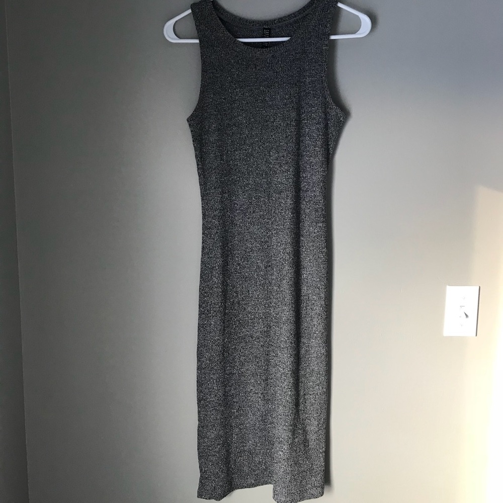 Fitted Gray Dress